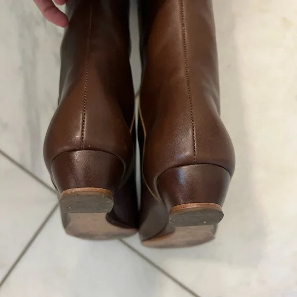 Loeffler Randall Matilde Demi-Wedge Knee Boot, Chestnut - Picture 8 of 14